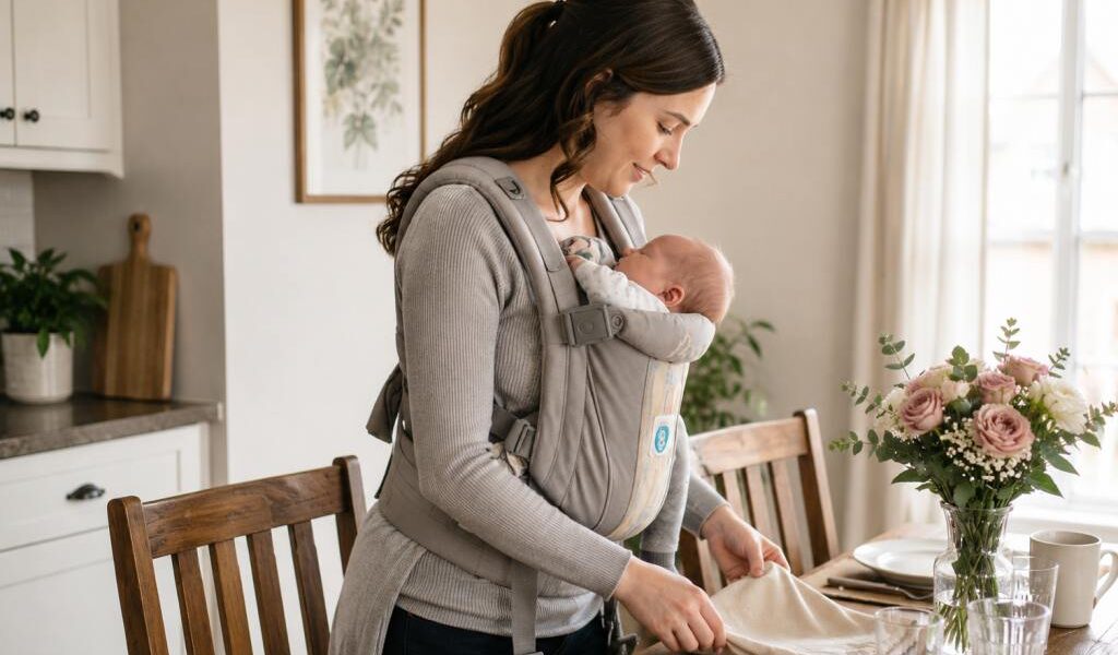 Familienalltag mit Neugeborenem