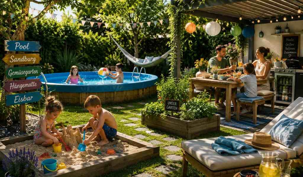 Garten zum Urlaubsort