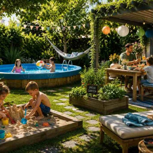 Garten zum Urlaubsort