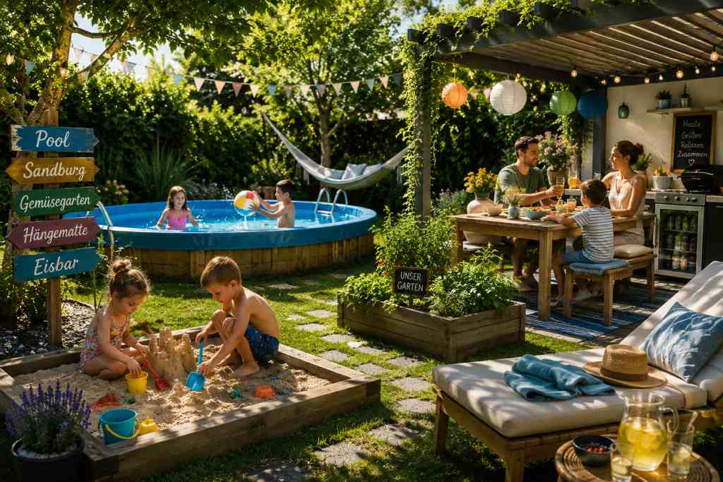 Garten zum Urlaubsort