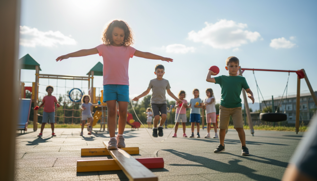 Motorik Übungen für Kinder