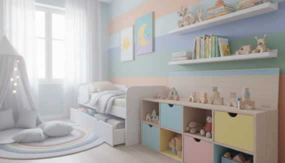 Stauraum Kinderzimmer Ideen