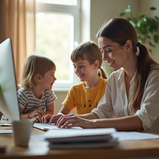 homeoffice mit kindern-Titel