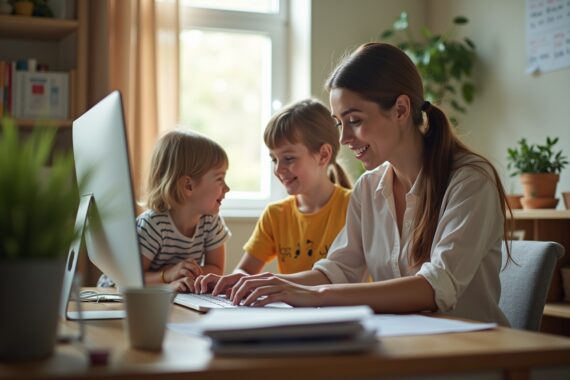 homeoffice mit kindern-Titel
