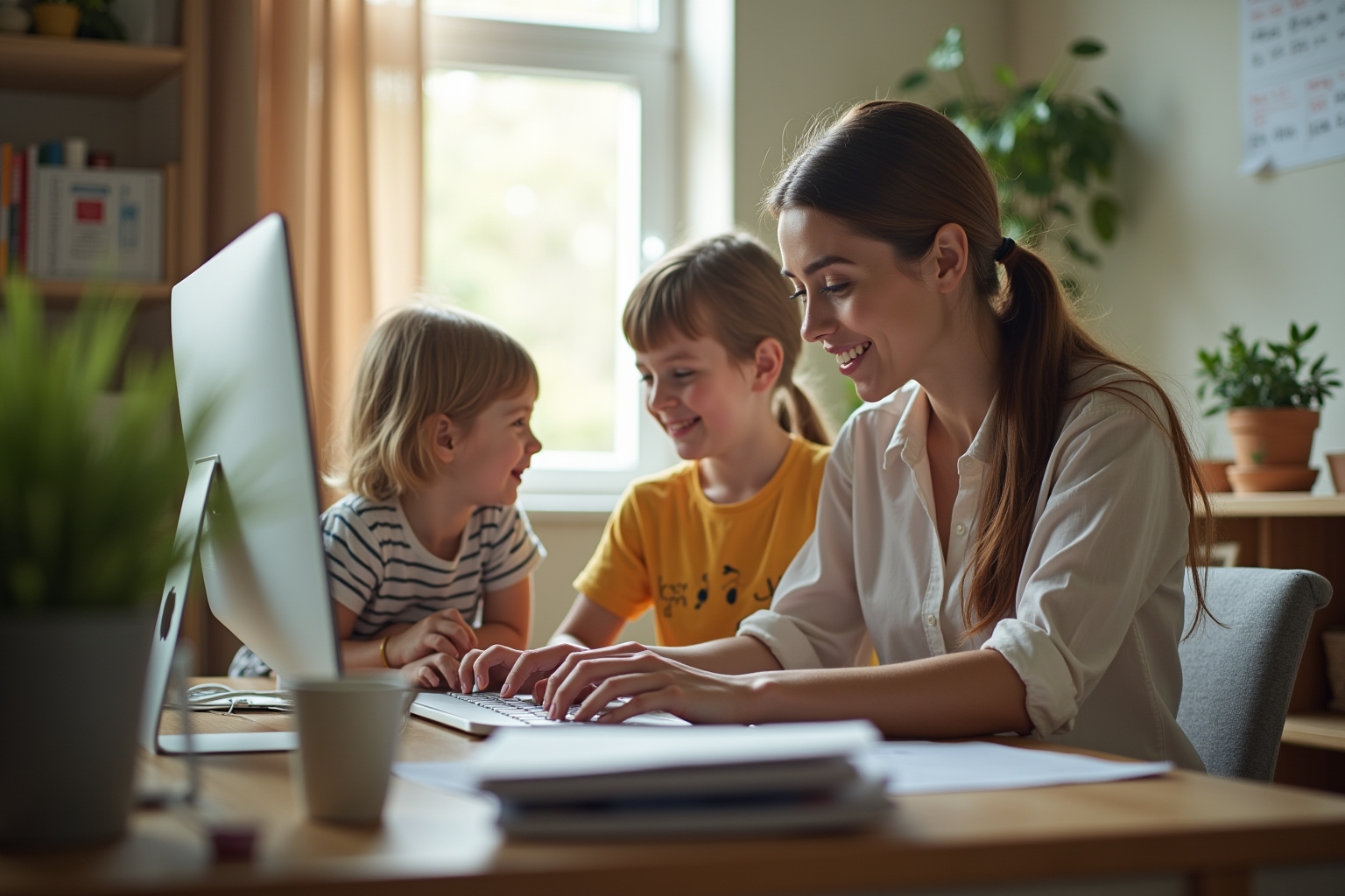 homeoffice mit kindern-Titel