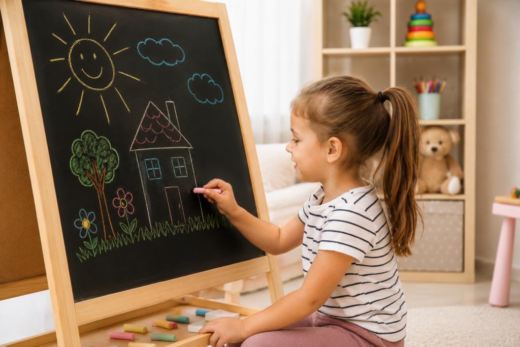 Ideen für Kinder Magnettafel