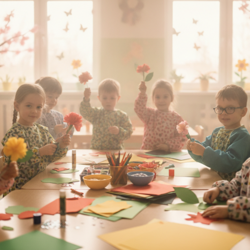 Basteln Frühling Kindergarten