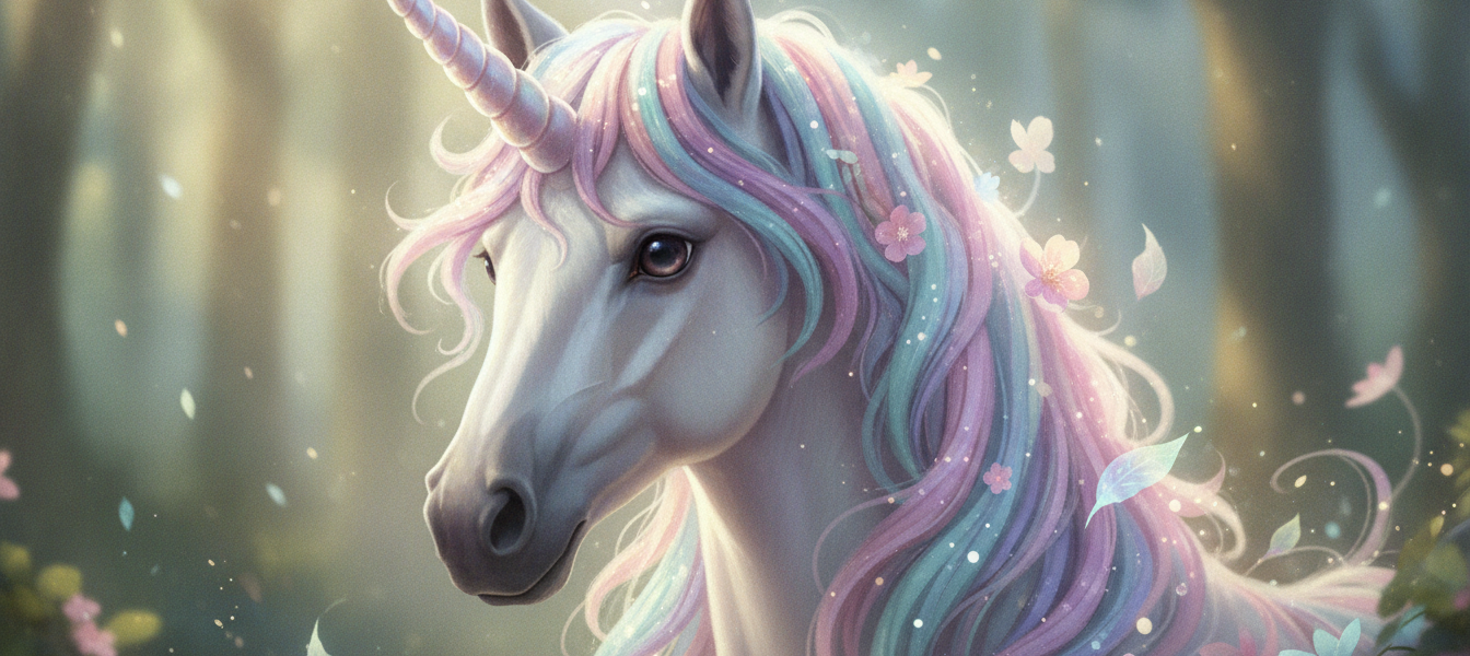 Einhornkopf malen