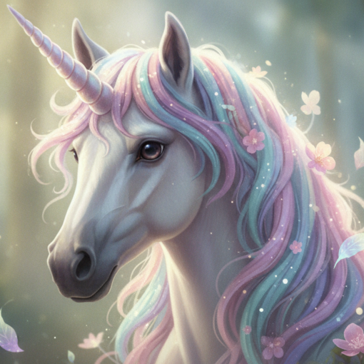Einhornkopf malen