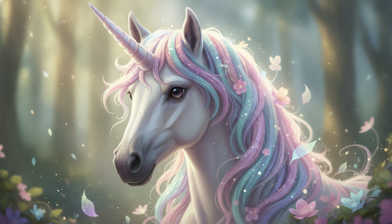 Einhornkopf malen