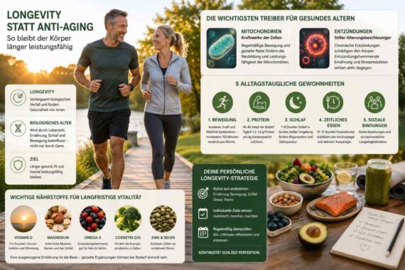 Longevity statt Anti-Aging