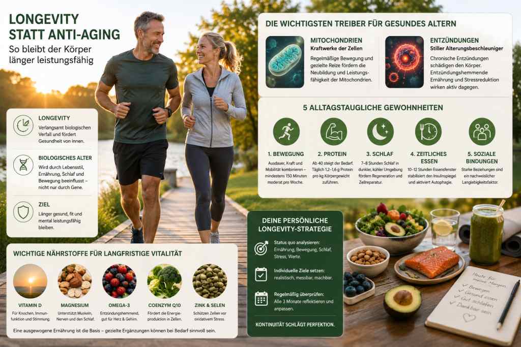 Longevity statt Anti-Aging