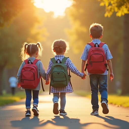 alltag mit schulkindern-Titel