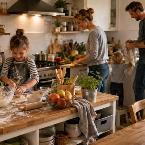 So bleibt die Familienküche organisiert