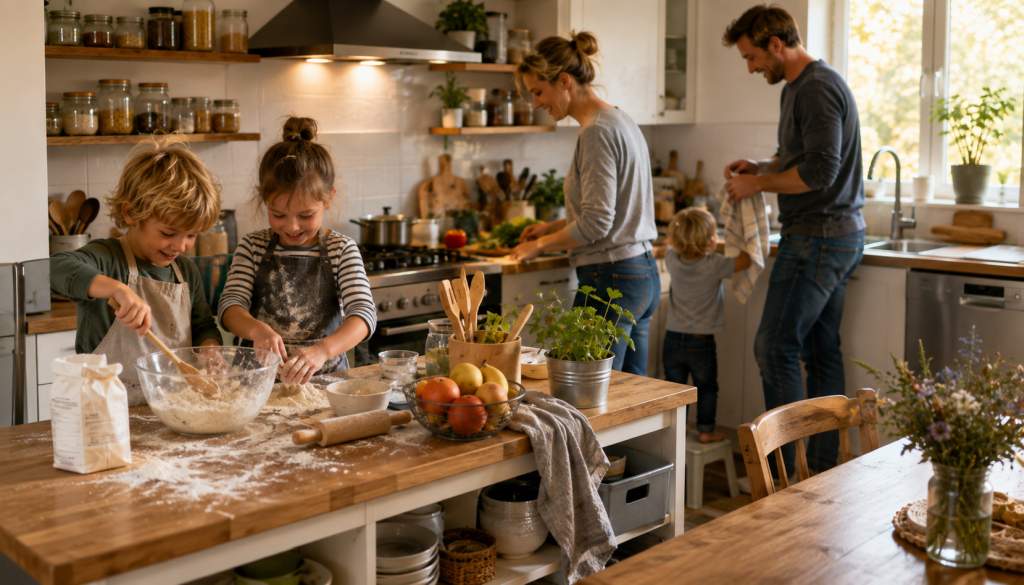 So bleibt die Familienküche organisiert