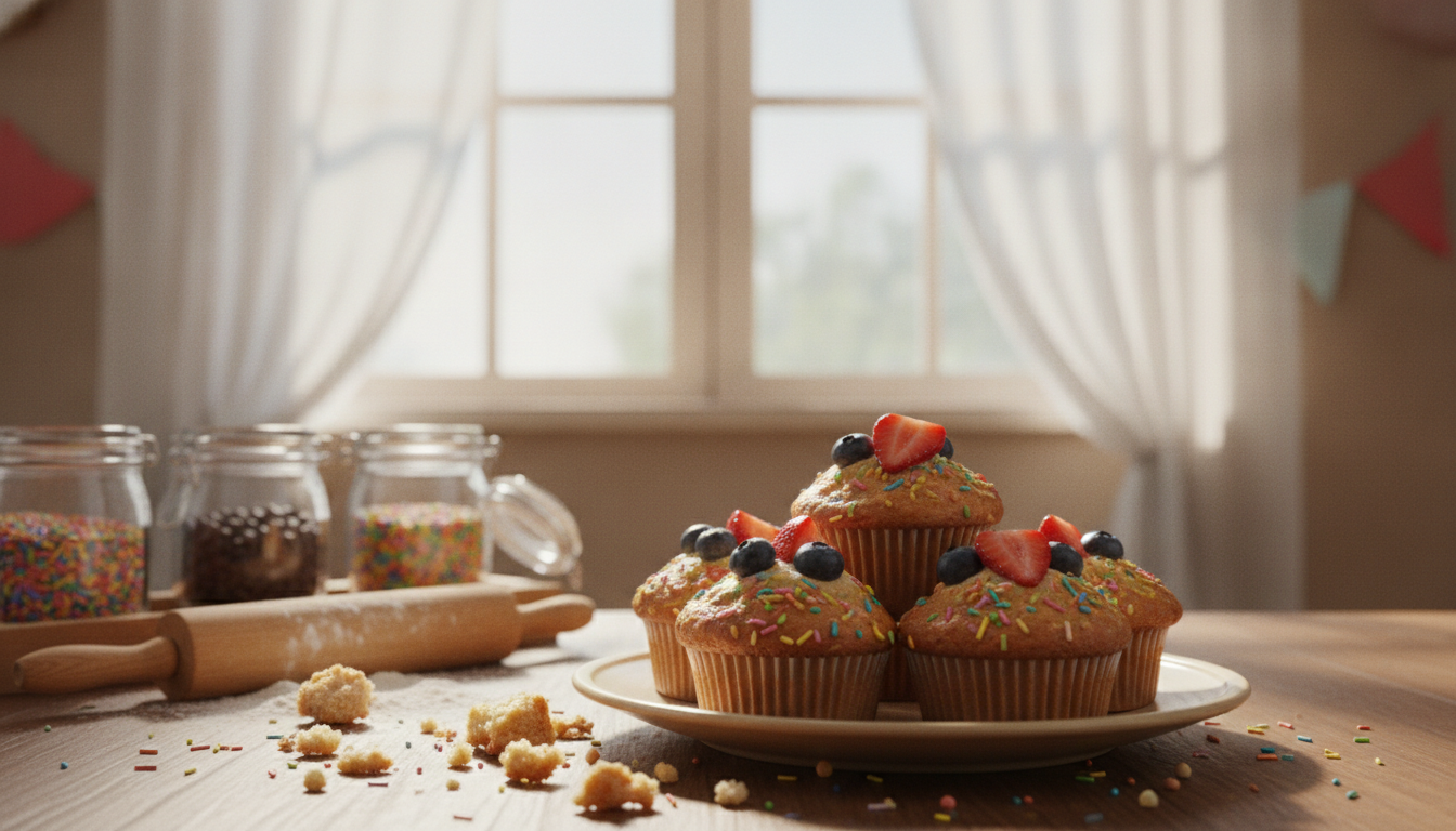 Saftige Muffins für Kinder