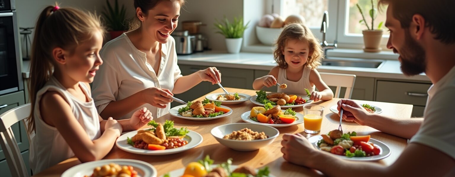 mittagessen für familien-Titel