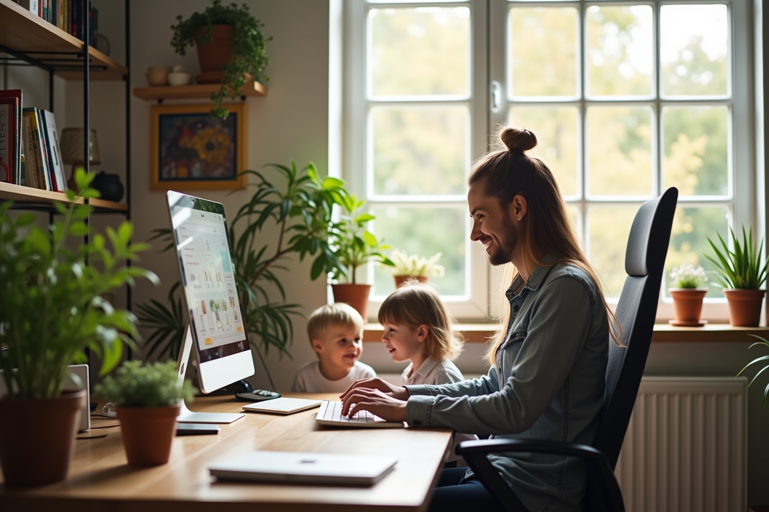 stressfrei arbeiten familie-Titel