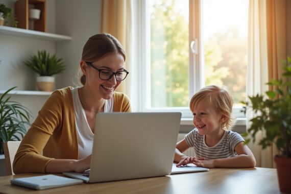 stressfrei arbeiten familie-Titel